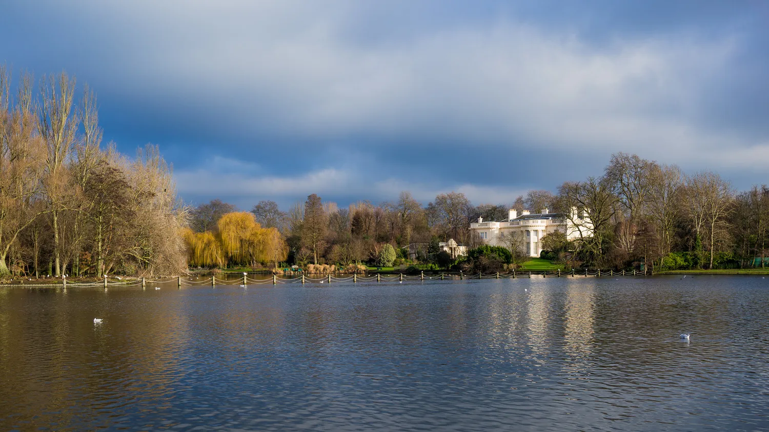 Regents Park in London on a crisp day