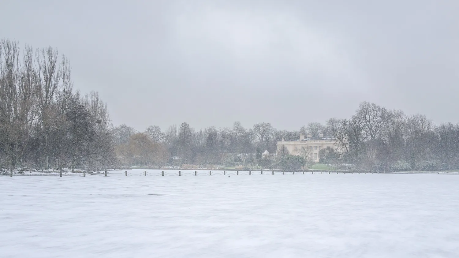 Regents Park a few days later under much different conditions
