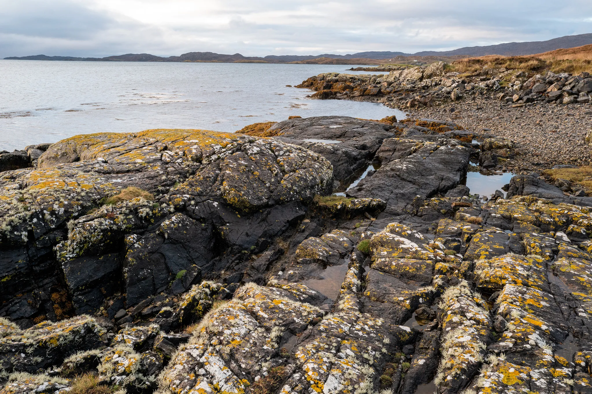 A landscape photograph from Urgha, Na H-Eileanan Siar, Scotland.